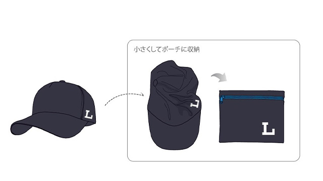 ポータブルキャップ【2022年入会記念品】